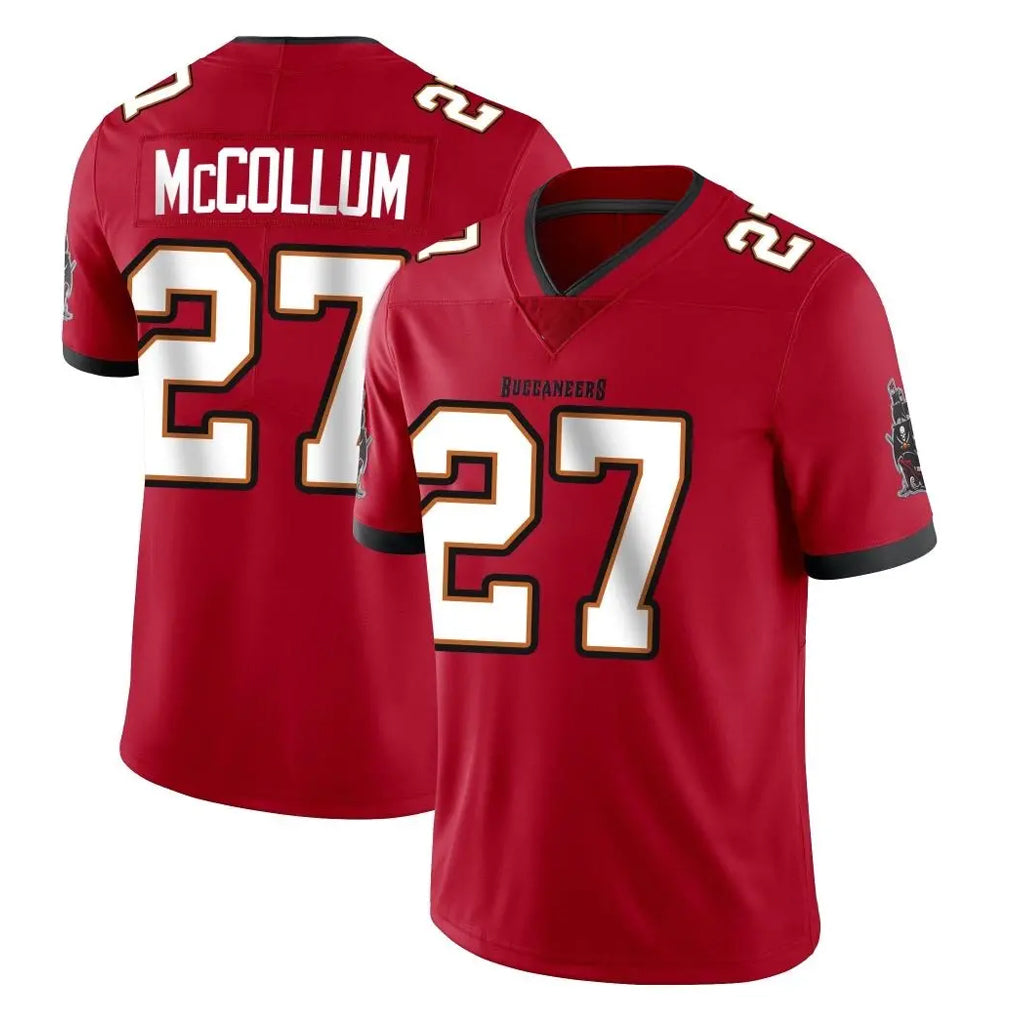 Vanessashop TB.Buccaneers #27 Zyon McCollum Player Red Limited Vapor F.U.S.E. Home Game Stitched Jerseys