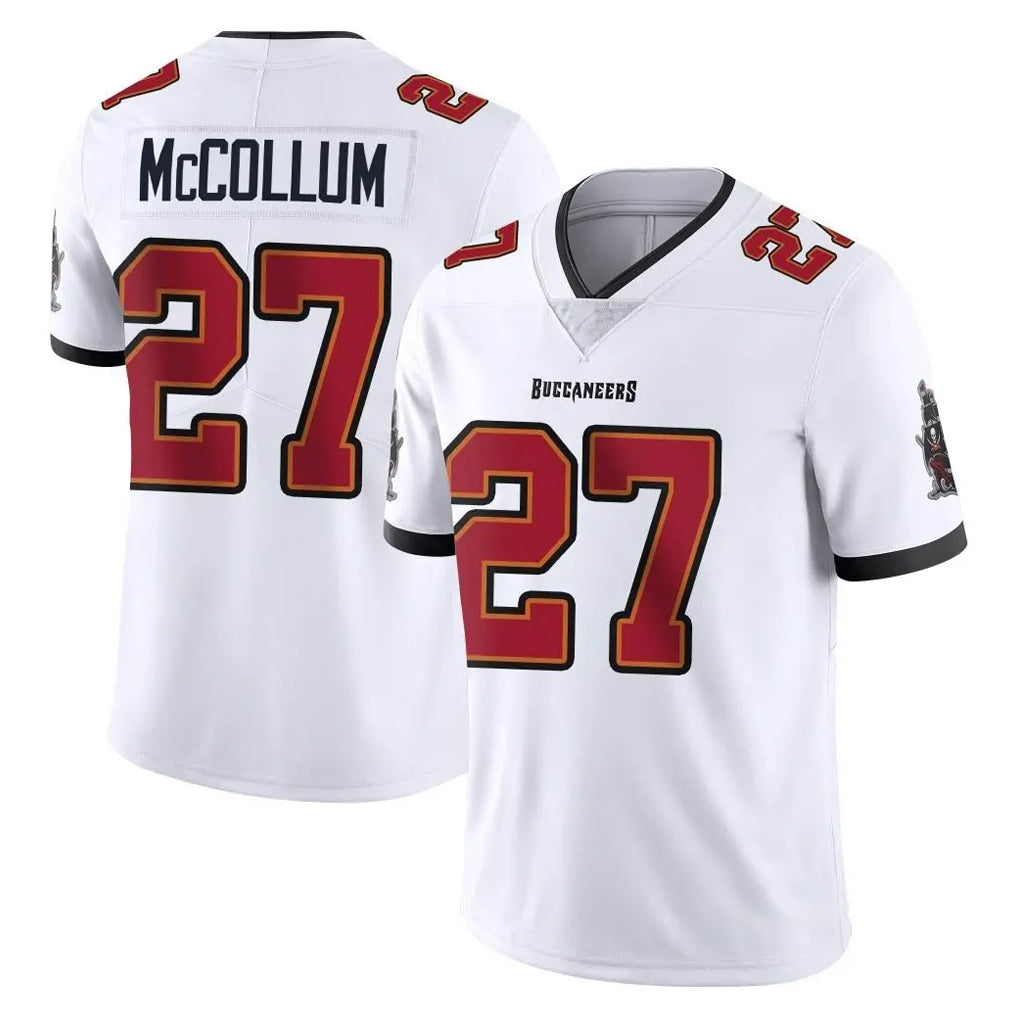 Vanessashop TB.Buccaneers #27 Zyon McCollum Player White Limited Vapor Untouchable Home Game Stitched Jerseys