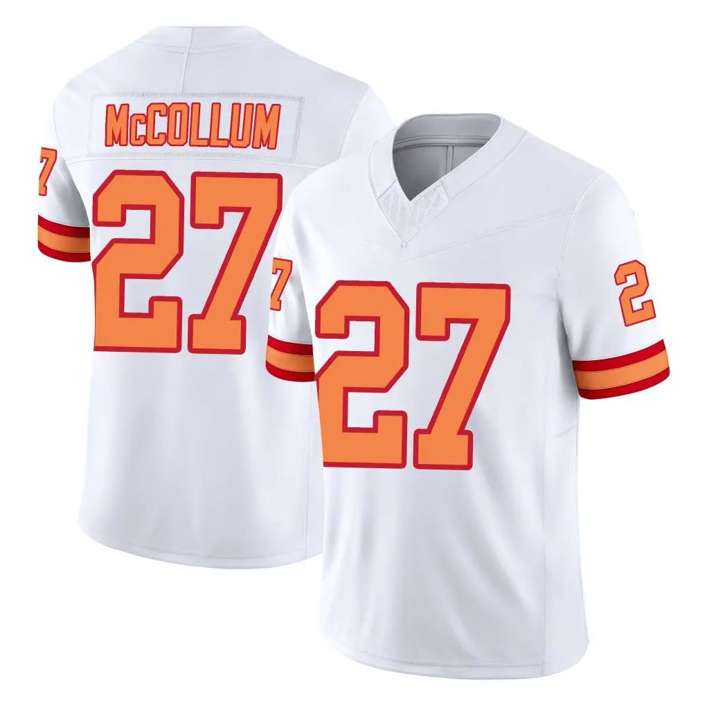 Vanessashop TB.Buccaneers #27 Zyon McCollum Player White Limited '76 Vapor F.U.S.E. Home Game Stitched Jerseys