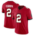 Vanessashop TB.Buccaneers #2 Emeka Egbuka Player Red Limited Vapor F.U.S.E. Home Game Stitched Jerseys