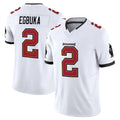 Vanessashop TB.Buccaneers #2 Emeka Egbuka Player White Limited Vapor F.U.S.E. Home Game Stitched Jerseys