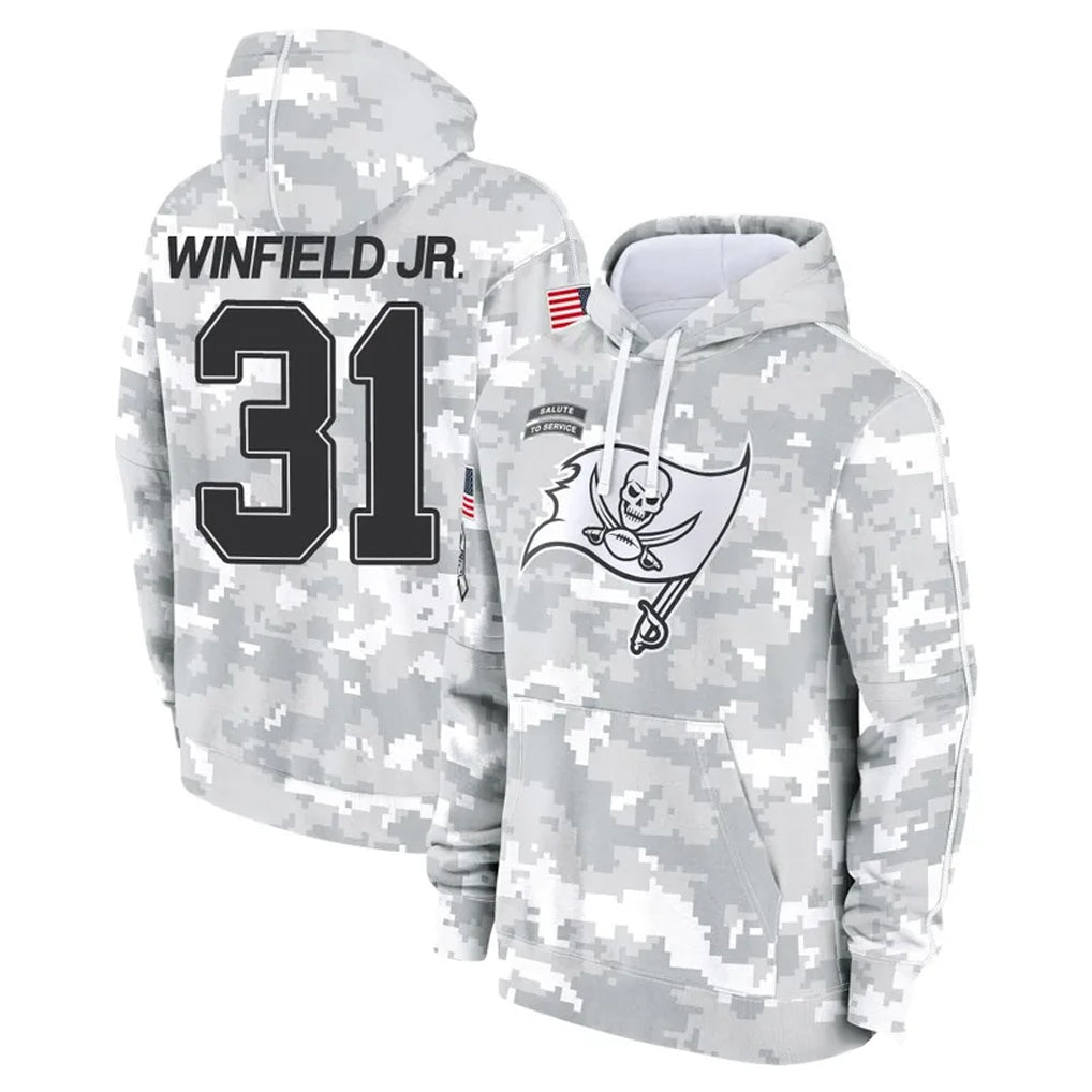 Vanessashop TB.Buccaneers #31 Antoine Winfield Jr. Player Arctic Camo Limited Salute to Service Pullover Hoodies Game Stitched Jerseys