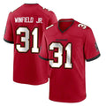 Vanessashop TB.Buccaneers #31 Antoine Winfield Jr. Player Red Home Game Stitched Jerseys
