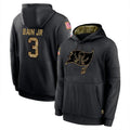 Vanessashop TB.Buccaneers #3 Rueben Bain Jr. Player Black Salute to Service Sideline Performance Pullover Hoodies Home Game Stitched Jerseys