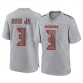 Vanessashop TB.Buccaneers #3 Rueben Bain Jr. Player Gray Atmosphere Fashion Home Game Stitched Jerseys