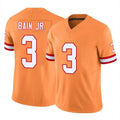 Vanessashop TB.Buccaneers #3 Rueben Bain Jr. Player Orange Limited Vapor F.U.S.E. Home Game Stitched Jerseys