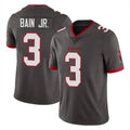 Vanessashop TB.Buccaneers #3 Rueben Bain Jr. Player Pewter Limited Alternate Vapor Home Game Stitched Jerseys
