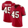 Vanessashop TB.Buccaneers #45 Josiah Trotte Player Red Limited Vapor Home Game Stitched Jerseys