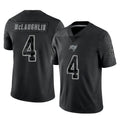 Vanessashop TB.Buccaneers #4 Chase McLaughlin Player Black Reflective Limited Home Game Stitched Jerseys