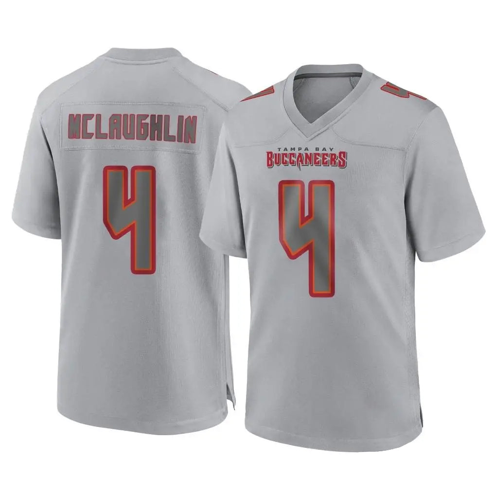 Vanessashop TB.Buccaneers #4 Chase McLaughlin Player Gray Atmosphere Fashion Home Game Stitched Jerseys