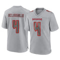 Vanessashop TB.Buccaneers #4 Chase McLaughlin Player Gray Atmosphere Fashion Home Game Stitched Jerseys