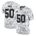 Vanessashop TB.Buccaneers #50 Vita Vea Player Arctic Camo Limited Salute To Service Home Game Stitched Jerseys