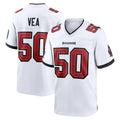 Vanessashop TB.Buccaneers #50 Vita Vea Player White Home Game Stitched Jerseys