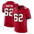 Vanessashop TB.Buccaneers #62 Graham Barton Player Red Limited Vapor Home Game Stitched Jerseys