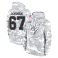 Vanessashop TB.Buccaneers #67 Luke Goedeke Player Arctic Camo Limited Salute to Service Pullover Hoodies Game Stitched Jerseys