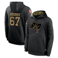 Vanessashop TB.Buccaneers #67 Luke Goedeke Player Black Salute to Service Sideline Performance Pullover Hoodies Home Game Stitched Jerseys