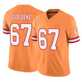 Vanessashop TB.Buccaneers #67 Luke Goedeke Player Orange Limited Vapor F.U.S.E. Home Game Stitched Jerseys