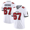 Vanessashop TB.Buccaneers #67 Luke Goedeke Player White Limited Vapor Untouchable Home Game Stitched Jerseys