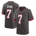 Vanessashop TB.Buccaneers #7 Bucky Irving Player Pewter Alternate Home Game Stitched Jerseys