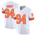 Vanessashop TB.Buccaneers #94 Calijah Kancey Player White Limited '76 Vapor F.U.S.E. Home Game Stitched Jerseys