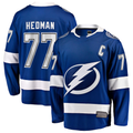 Vanessashop TB.Lightning #77 Victor Hedman Blue Home Captain Patch Breakaway Jerseys