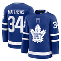 Vanessashop TM.Leafs #34 Auston Matthews Blue Home Premium Jerseys
