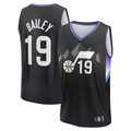 Vanessashop U.Jazz #19 Ace Bailey Fanatics Black 2025 Draft First Round Pick Fast Break Replica Jerseys - Statement Edition