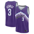 Vanessashop U.Jazz #3 Keyonte George Fanatics Purple Fast Break Replica Jerseys - Icon Edition