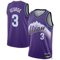 Vanessashop U.Jazz #3 Keyonte George Purple Swingman Jerseys - Icon Edition