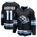 Vanessashop U.Mammoth #11 Dylan Guenther Black Home Breakaway Player Jerseys