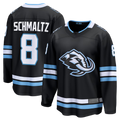 Vanessashop U.Mammoth #8 Nick Schmaltz Black Home Breakaway Jerseys