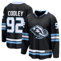 Vanessashop U.Mammoth #92 Logan Cooley Black Home Breakaway Jerseys