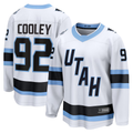 Vanessashop U.Mammoth #92 Logan Cooley White Away Breakaway Player Jerseys