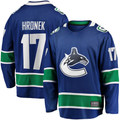 Vanessashop V.Canucks #17 Filip Hronek Blue Home Breakaway Jerseys