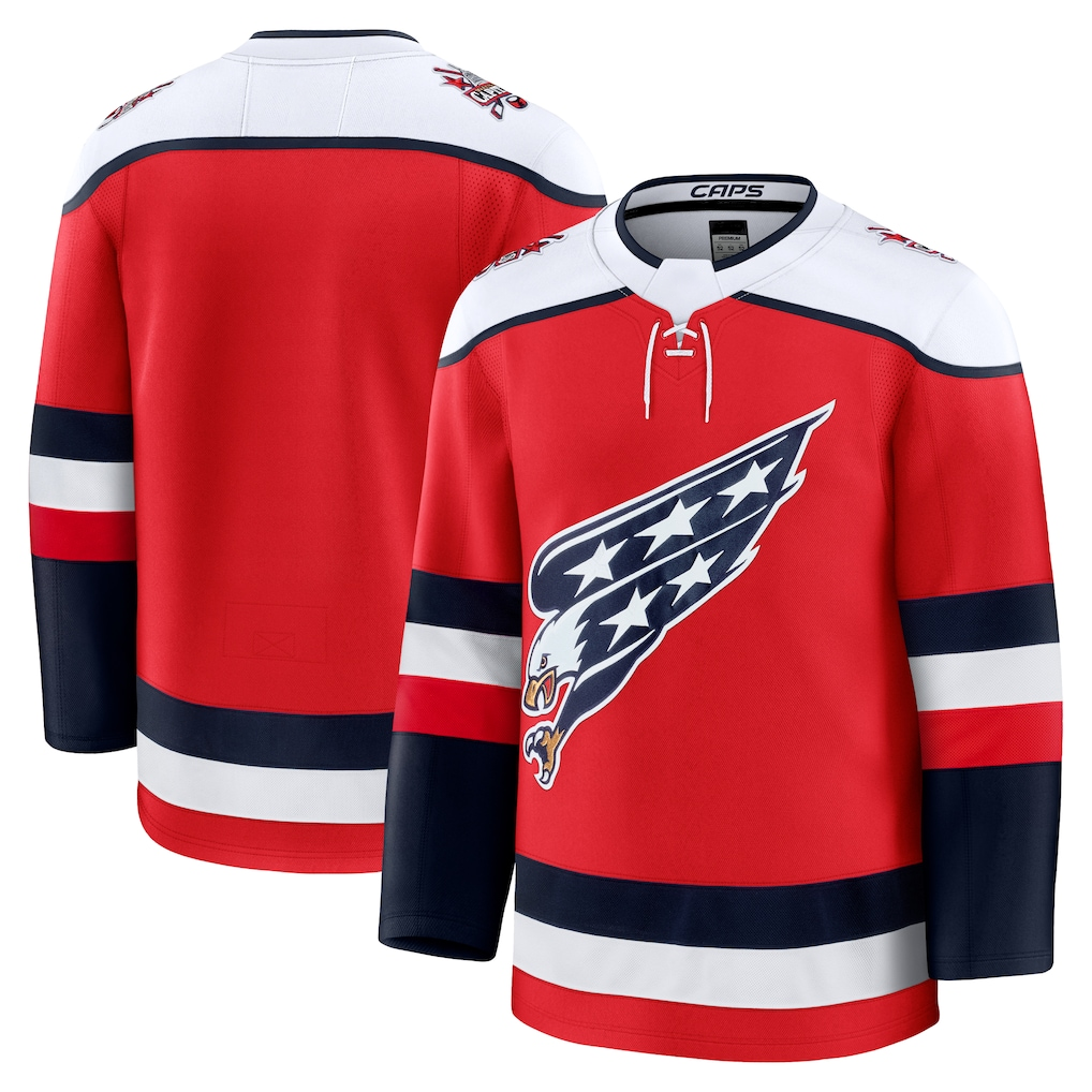 Vanessashop W.Capitals Red Alternate Premium Jerseys