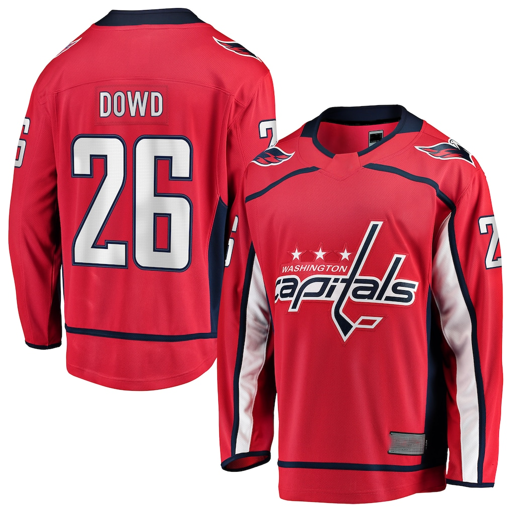 Vanessashop W.Capitals #26 Nic Dowd Red Home Breakaway Player Jerseys