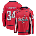 Vanessashop W.Capitals #34 Justin Sourdif Red Home Breakaway Jerseys
