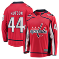 Vanessashop W.Capitals #44 Cole Hutson Red Home Breakaway Jerseys