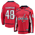 Vanessashop W.Capitals #48 Logan Thompson Red Home Premier Breakaway Player Jerseys