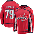 Vanessashop W.Capitals #79 Charlie Lindgren Red Home Breakaway Player Jerseys