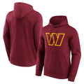 Vanessashop W.Commanders Burgundy LOGO Pullover Hoodies Game Blank Player Stitched Jerseys