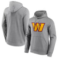 Vanessashop W.Commanders Gray LOGO Pullover Hoodies Game Blank Player Stitched Jerseys