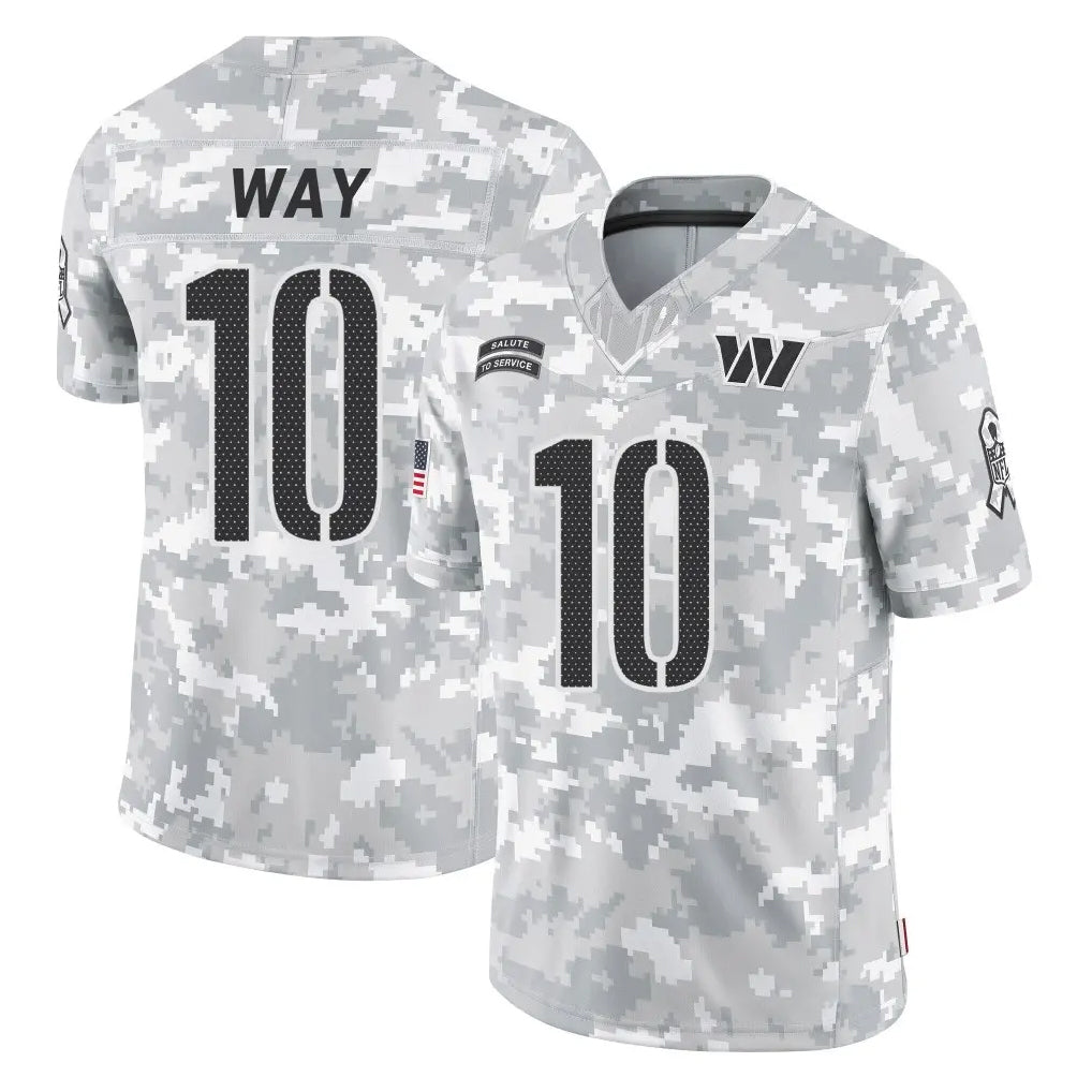 Vanessashop W.Commanders #10 Tress Way Player Arctic Camo Limited Salute To Service Home Game Stitched Jerseys