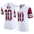Vanessashop W.Commanders #10 Tress Way Player White Limited Vapor Home Game Stitched Jerseys