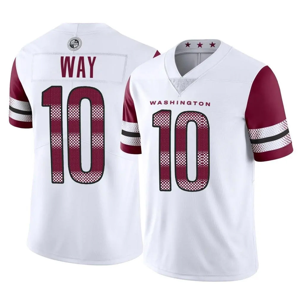 Vanessashop W.Commanders #10 Tress Way Player White Limited Vapor Home Game Stitched Jerseys
