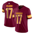 Vanessashop W.Commanders #17 Terry Mclaurin Player Burgundy Limited Vapor Home Game Stitched Jerseys