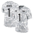 Vanessashop W.Commanders #1 Rachaad White Player Arctic Camo Limited Salute To Service Home Game Stitched Jerseys