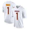 Vanessashop W.Commanders #1 Rachaad White Player White Tundra Fashion Home Game Stitched Jerseys