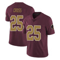 Vanessashop W.Commanders #25 Nick Cross Player Burgundy Alternate Vapor Untouchable Home Game Stitched Jerseys
