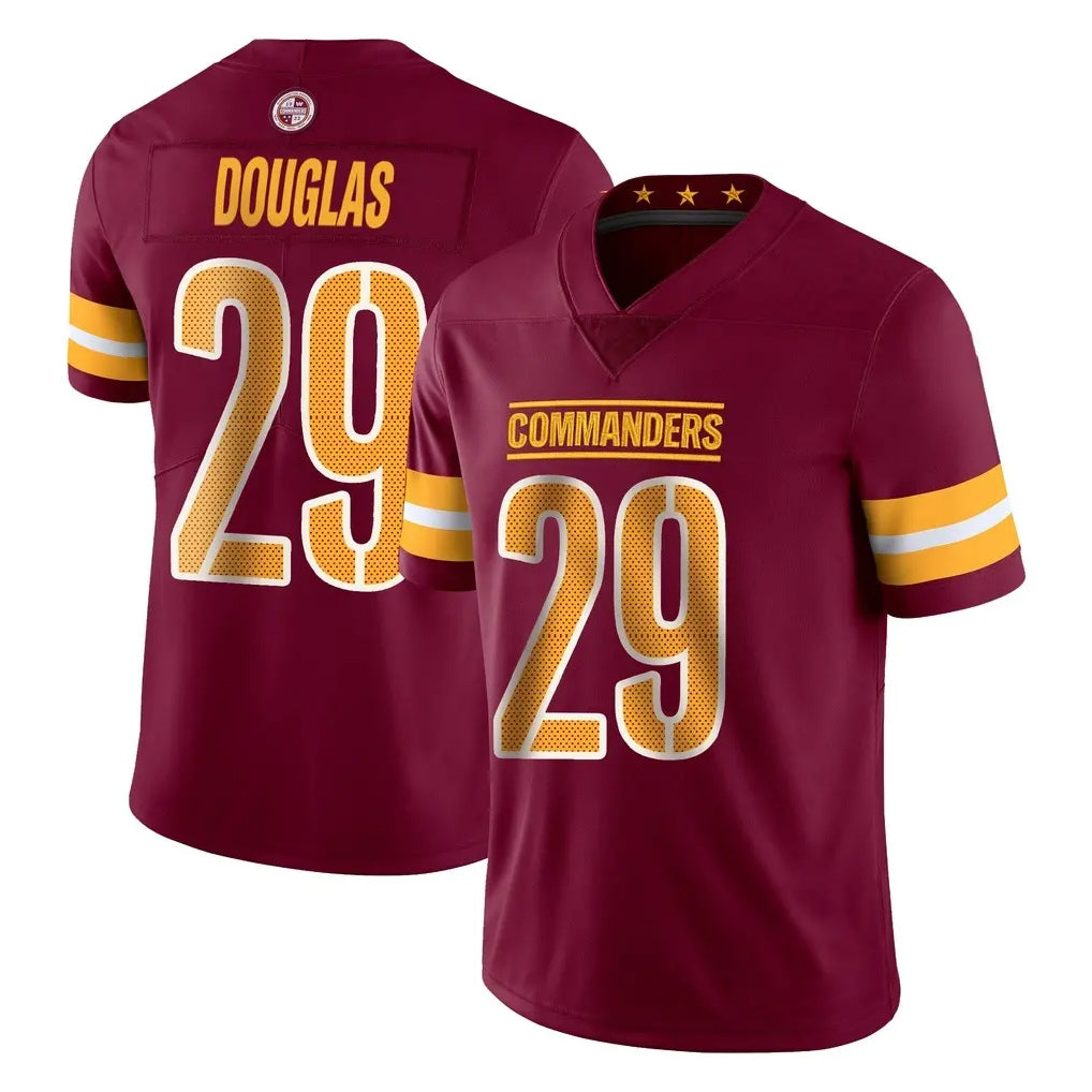 Vanessashop W.Commanders #29 Rasul Douglas Player Burgundy Limited Vapor Home Game Stitched Jerseys